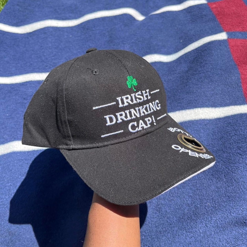 Black Irish Drinking Cap